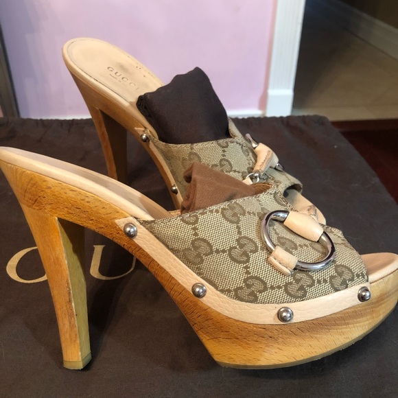 Gucci Shoes - Gucci platform slides